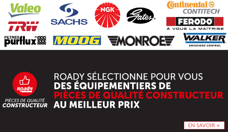 Qualité constructeur sur les pièces techniques